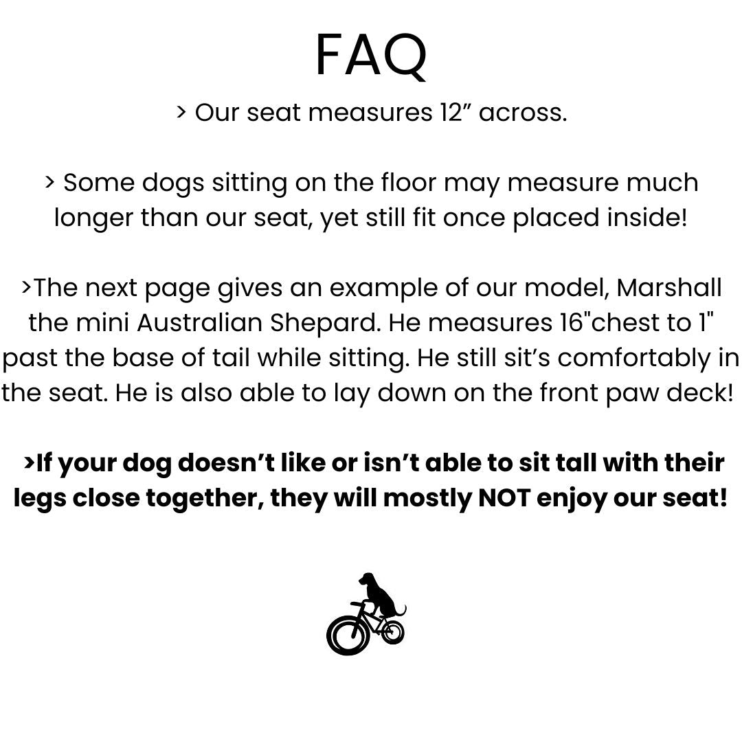 BuddyRider® Series 2 Bicycle Pet Seat